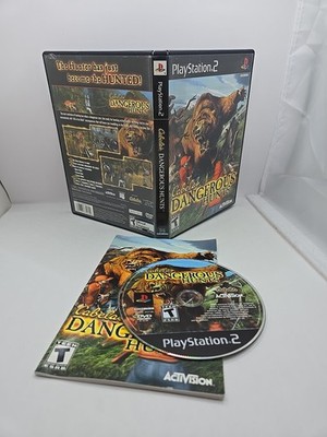 Cabela's Dangerous Hunts (Sony PlayStation 2, 2003) Complete Tested Free Ship.