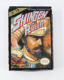 Shingen the Ruler Nintendo NES With Box & Foam Tested