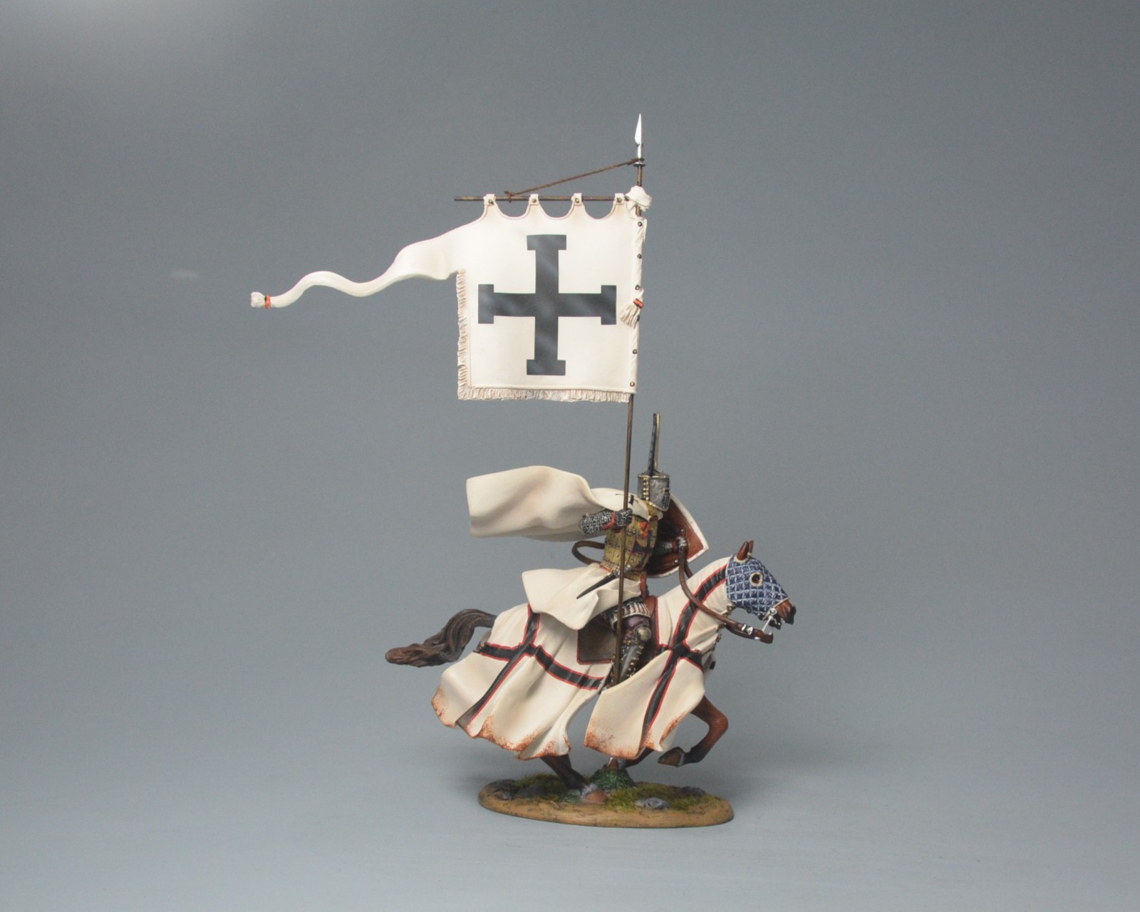 Chevalier Teutonique Team Miniatures BOL6014B Décoration de Bureau et Vitrine Historique de Salon