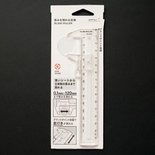 Midori Clear Acrylic Slide Ruler 0.1mm - 120mm Thickness Calliper Measurement