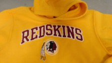Redskins NFL Boys  Gold Team Hoodie, Medium 10/12  NFL TEAM APAREL