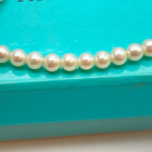 Tiffany & Co. Return to Pearl Ball Heart Bracelet 925 Silver 6 1/2" 5.0g - Picture 15 of 23