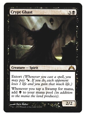 Magic The Gathering MTG - Gatecrash GTC 2013 - #61 Crypt Ghast NM  x1  LOT2