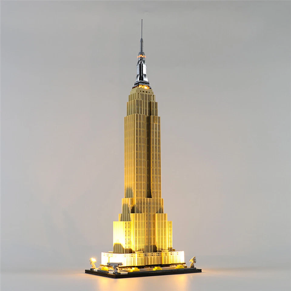 LED Light Kit For 21046 LEGOs Architecture Empire State Building Bricks Set - Image 4 of 4