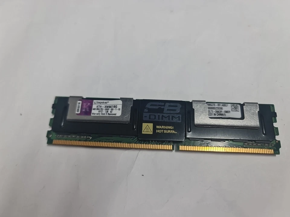 Kingston KTH-XW667/8G - 4GB PC5300F-555-11-E0 - PC2 RAM  - Image 4 of 4