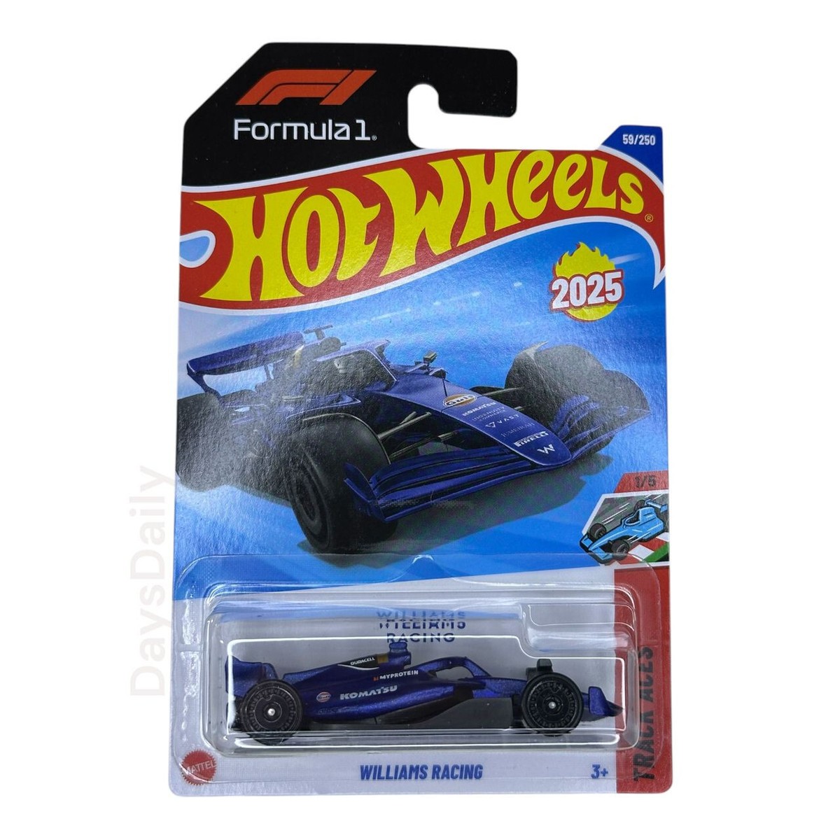 ミニカー Hot Wheels Williams F1 1/18 Hot Wheels 1/18 Williams FW21, July 1999 British GP, #6 Ralf