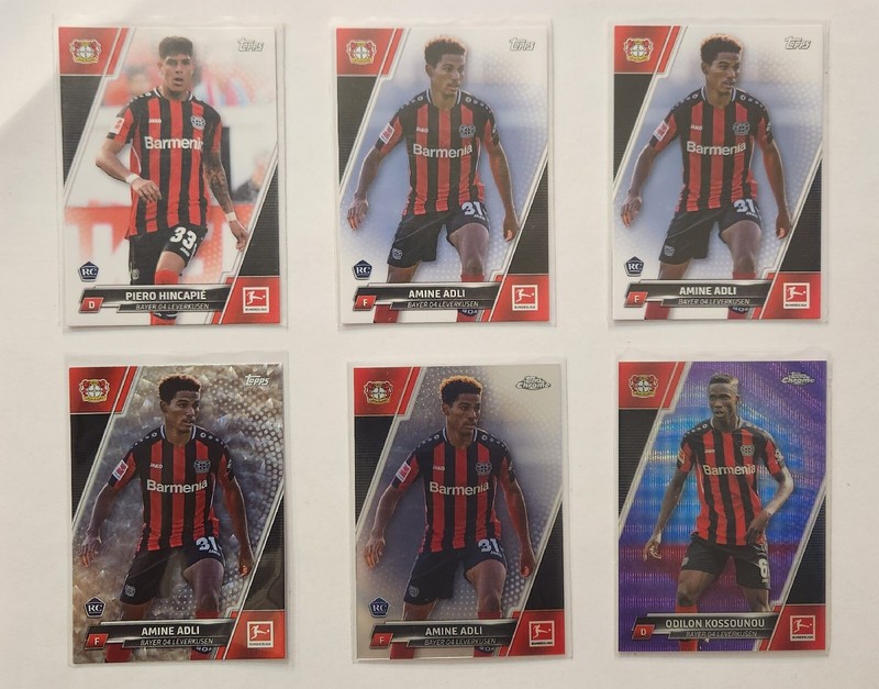 Bayer 04 Leverkusen 6-Card Lot