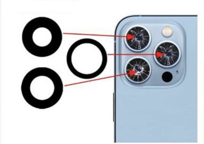 iPhone 6 7 8 X 11 12 13 series Back Camera Lens Glass Replacement Service Repair