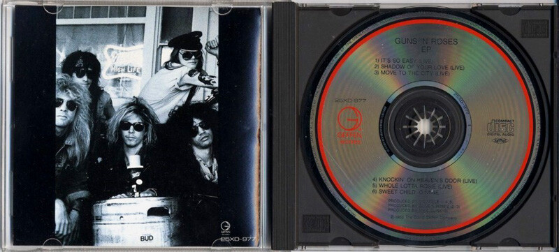GUNS N' ROSES EP JAPAN CD 1988 25XD-977 Live From The Jungle RARE