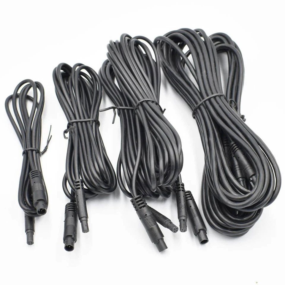 Car Rear View Backup Camera Extension Cable 4/5/6/8pin Car Dash Cam Cord Wire - Image 2 of 4
