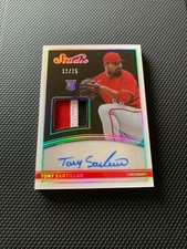 2022 Panini Chronicles Tony Santillan Studio Black Material Signature /25 SMS-TS