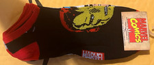 NEW MARVEL COMICS AVENGERS CAPTAIN AMERICA, 3 PAIR SOCKS ANKLE SHOE SZ -6-12