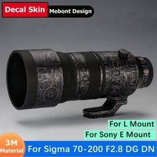 For Sigma 70-200mm F2.8 DG DN OS Sports Camera Lens Sticker Vinyl Wrap Film Coat