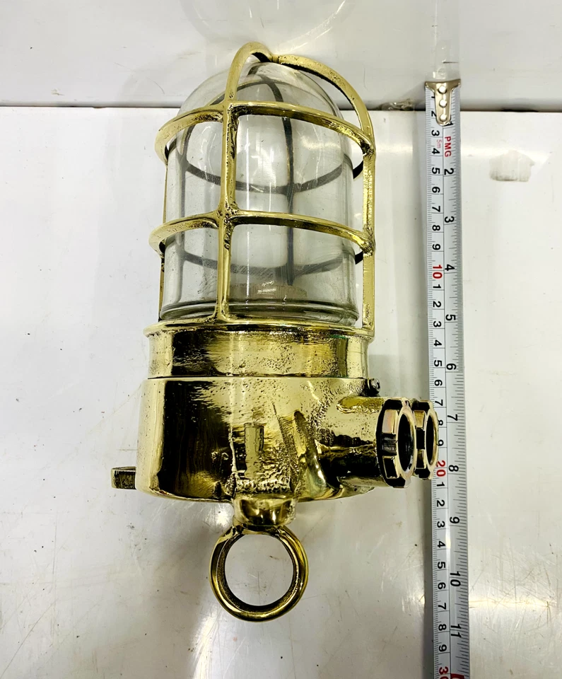 Juego de 2 luces de carga clásicas vintage de latón - accesorios de techo colgantes originales Foto 4 de 4