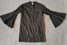 Asos Women's Tunic Shirt Dress W Bell Sleeves Black Size US 6