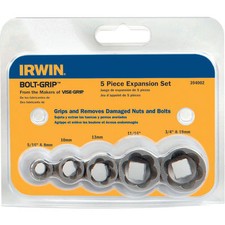 Image of Irwin 5 Piece BOLT-GRIP™ Fastener Remover Expansion Set 5/16in - 3/4in. 10504635