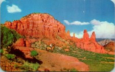Oak Creek Canyon AZ Red Cliffs Postcard unused (14511)