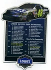 2006 Nextel Cup Racing Schedule Magnet Team Lowe's #48