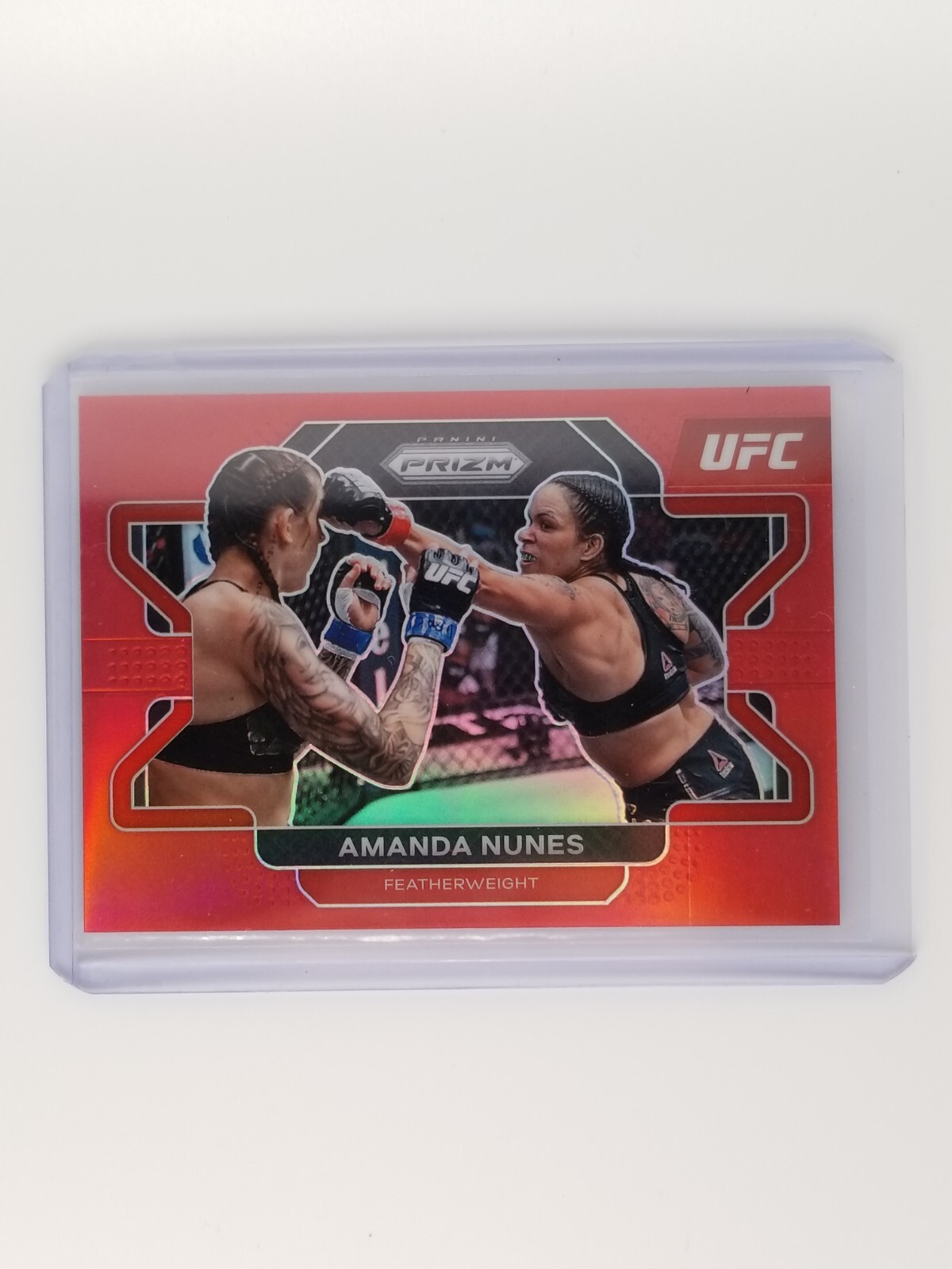 2022 Prizm UFC Amanda Nunes Red #/299 - #65