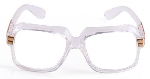 Rapper Hip Hop DJ Brille klare Linse übergröße klare Linse Brille quadratisches Glas - Bild 2 von 7