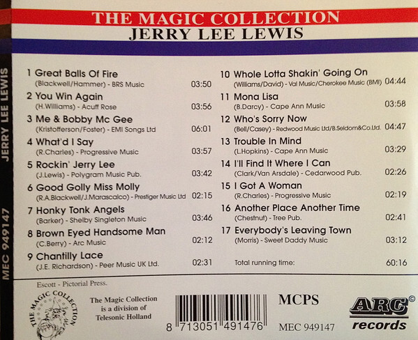 Jerry Lee Lewis Magic - The Magic Collection (CD) New Sealed Ships 1st ...