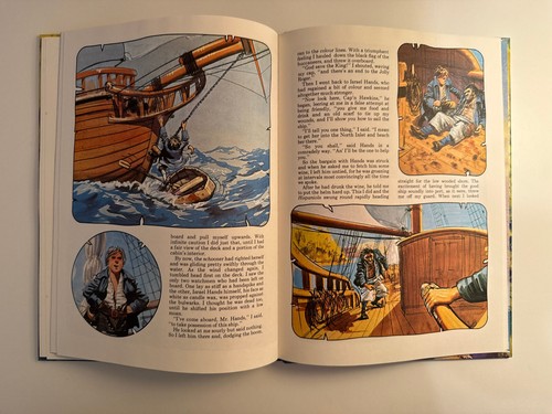 Treasure Island - Award Adventure Classics | Hardcover Vintage Children's Book - Picture 9 of 10