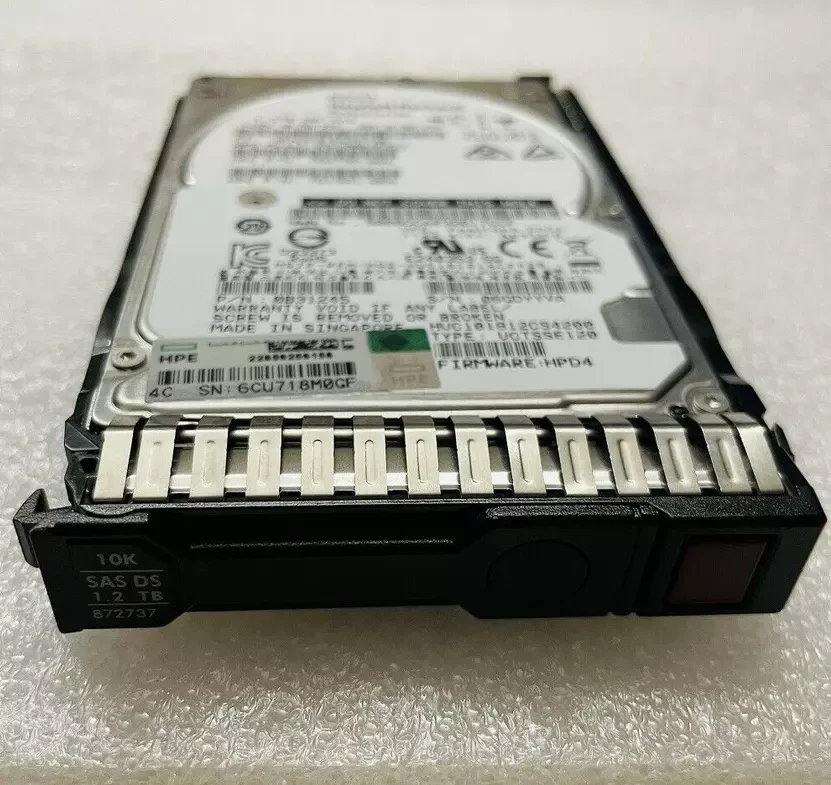 872737-001 872479-B21 HPE 1.2TB 10K 12G 2.5 SAS SC DS HDD - Image 3 of 3