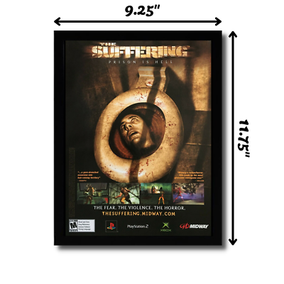 The Suffering Framed Print Ad/Poster Official Authentic PS2 Xbox