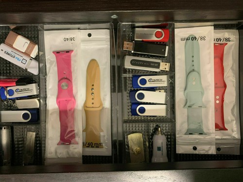 COMPUTER DESK Drawer Makeup Organizer Adjustable Clear Storage Tray 2pcs Strong - 第 2/11 張圖片