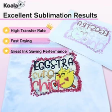 Koala Sublimation Paper 1000 Sheets Bulk for Inkjet Printer Heat Transfer A4