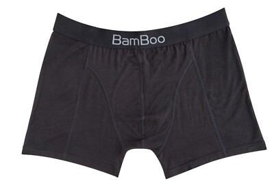 WOW 3er Pack Boxershorts BamBoo Bambus Viskose  schwarz Unterhose Größe  S-XXL
