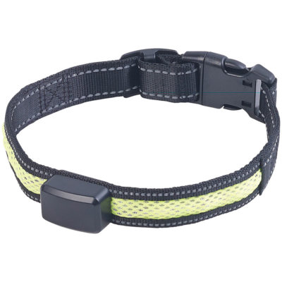 infactory LED-Leuchtband mit kinetischer Leucht-Funktion, für mittelgroße Hunde