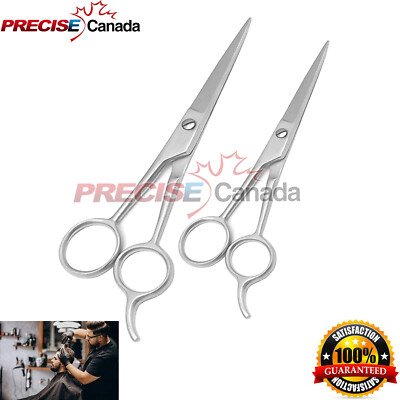 Professional Barber Hair Cutting Scissors Shears 7.5'' + 6.5'' ICE Tempered