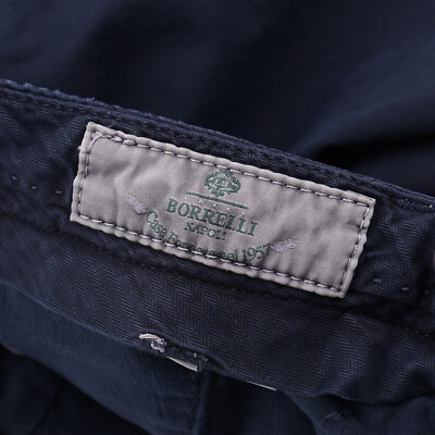 Pantaloni Blu Navy Luigi Borrelli - Super Slim - 30/46
