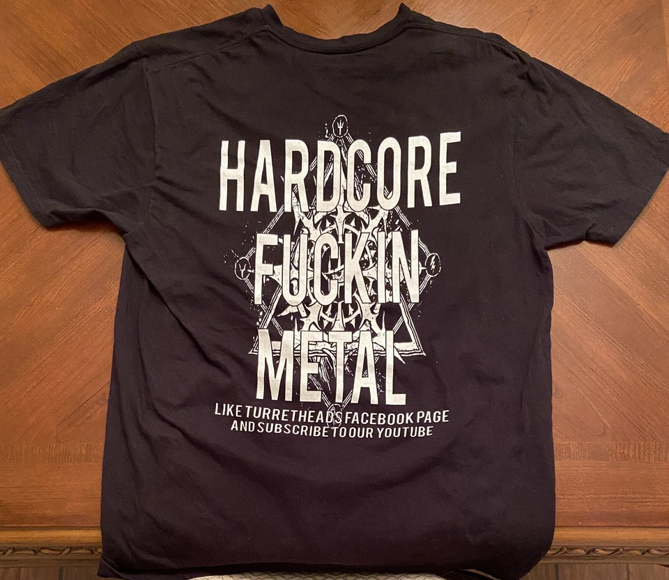 Camiseta TURRETHEAD "Symbol Of Chaos" Metal PUNK Banda Gráfica (¡ENVÍA OFERTAS!!️) Foto 4 de 4