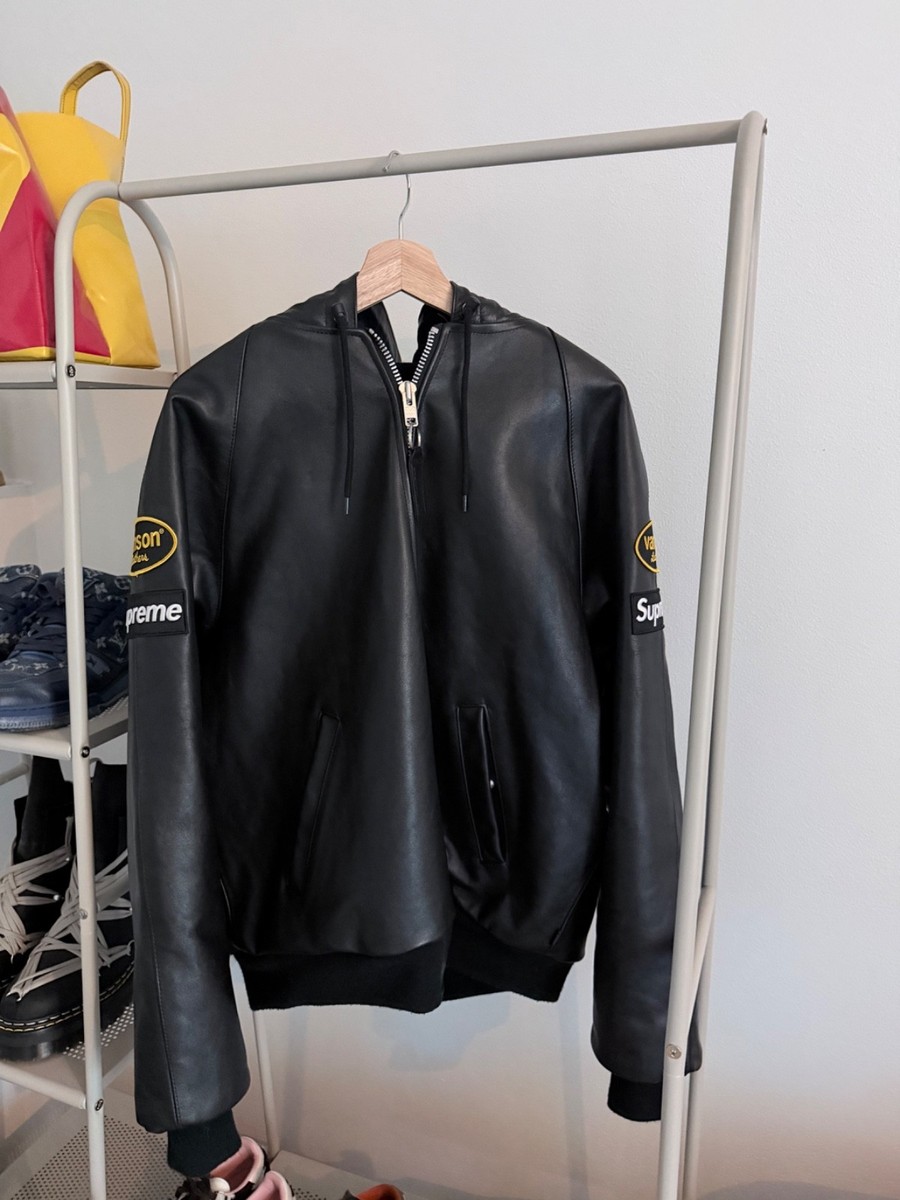 Supreme Vanson Leathers Hooded Work Jacket | eBay