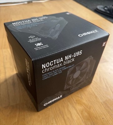 Noctua NH-U9S chromax.Black 92mm Single-Tower CPU Cooler (Black)