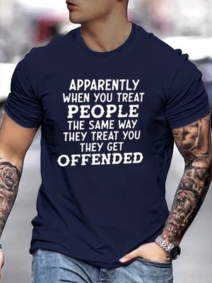 [Funny Quote] Round Neck T-Shirt - 100% Polyester, Funny ''Apparently When Y