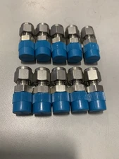 Lot of 10: Swagelok  1/4" X 1/4" Stainless Steel Tube Fitting SS-400-1-4 New