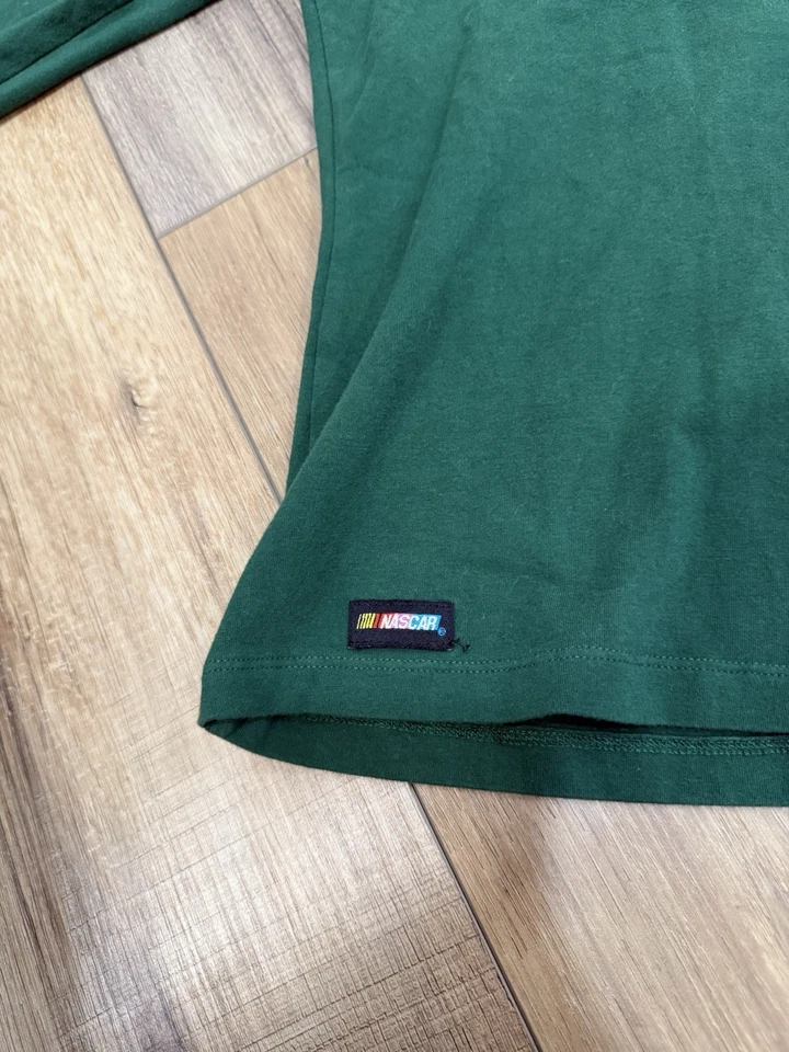 Camiseta verde manga larga a cuadros para mujer NASCAR Dale Earnhardt Jr. 88 Foto 4 de 4