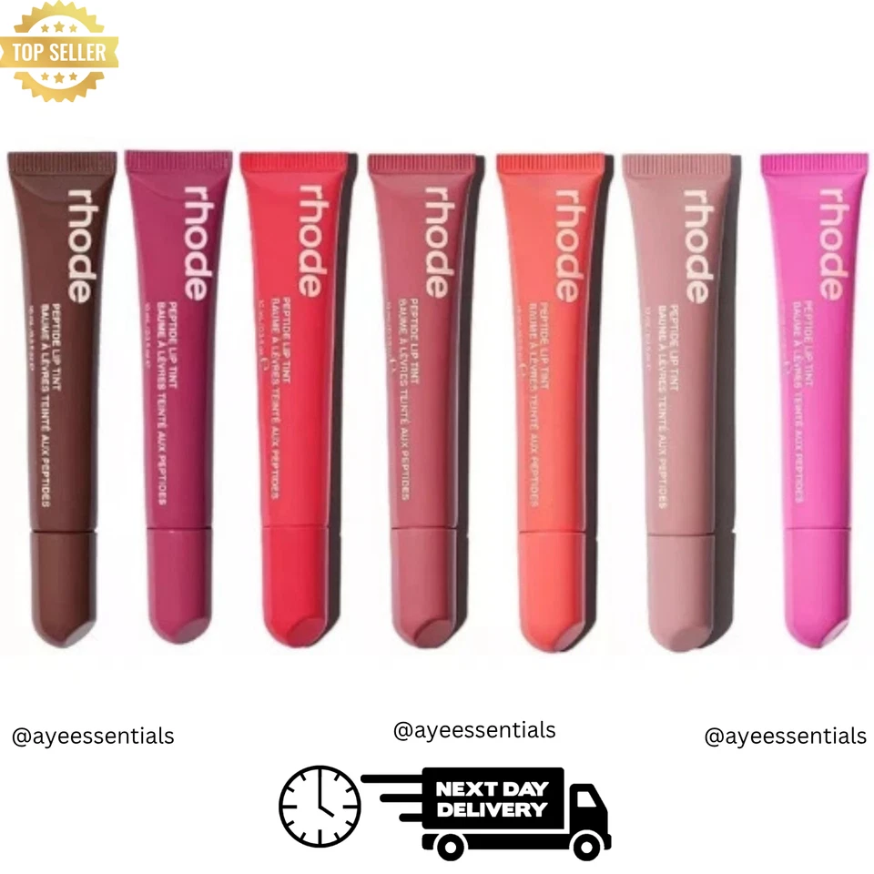 AS SHOWN Rhode Lip Tint Peptide Treatment Moisturizer Hydrating Lip Gloss Balm 19 Colours