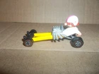 VINTAGE HOT WHEELS REDLINE ERA FARBS HOT RODNEY ~ YELLOW/WHITE ~ H.K. ~ ERROR?