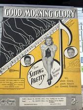 O 1933 GINGER ROGERS Australian Movie Sheet Music SITTING PRETTY