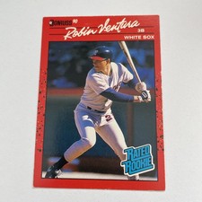 1990 Donruss Rated Rookie Robin Ventura #28 Chicago White Sox MLB
