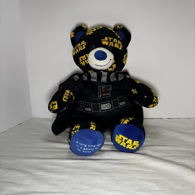 Build-A-Bear Star Wars Logo Plush 2010 w/ Darth Vader Suit & Cape - No Mask