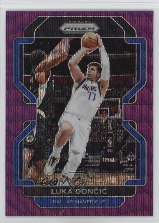 2021-22 Panini Prizm Purple Wave Prizm Luka Doncic #223 0gg9