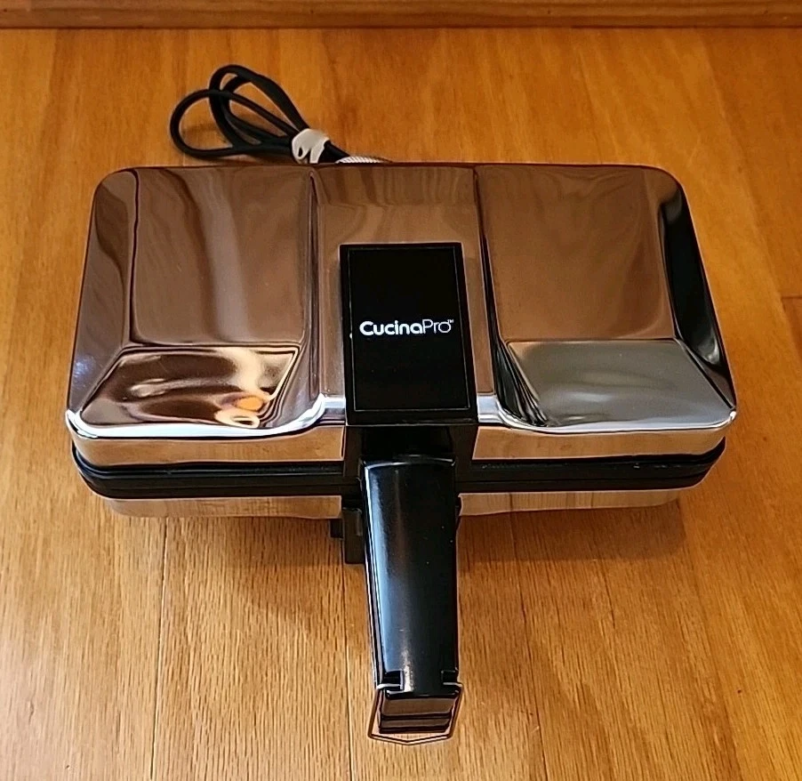 CucinaPro Pizzelle Baker 220-05NS Non-Stick Italian Waffle Iron Cookie Maker