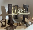 Vtg 1983 Kenner Star Wars Return Of The Jedi EWOK VILLAGE Playset Lot