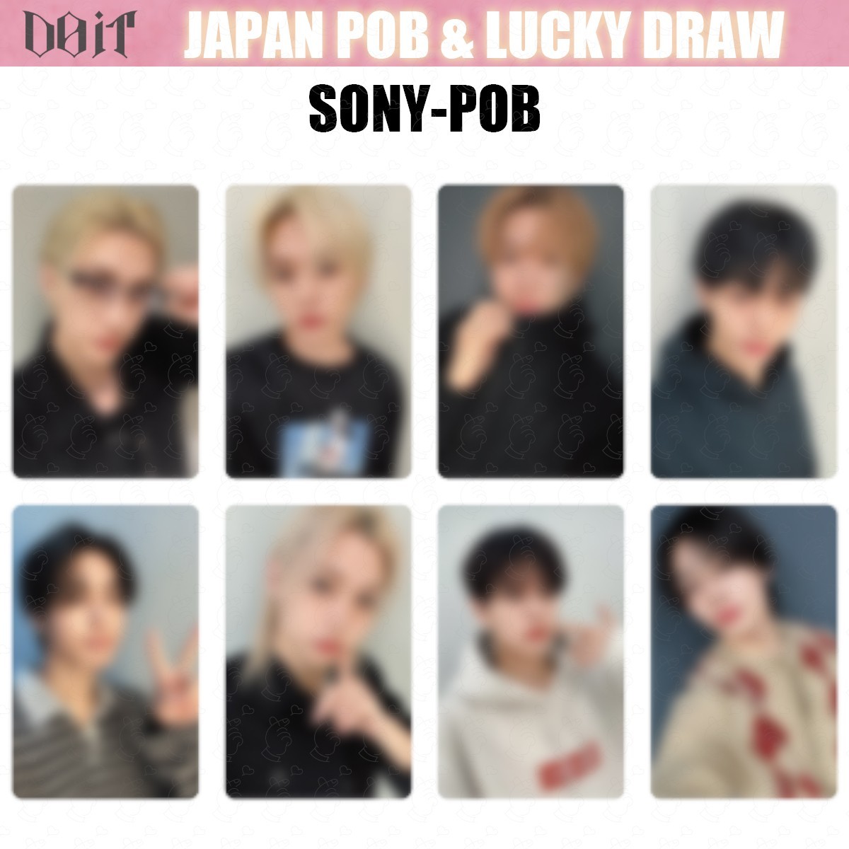 STRAY KIDS SKZ IT TAPE DO IT JAPAN POB LUCKY DRAW PHOTOCARD JYP