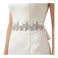 Rhinestone Waistband for Women Evening Gown Party Formal Dress Outfit Use
